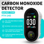Protmex Carbon Monoxide Detector Plug in Wall, 3-in-1 Co Detector Monitor Air Quality with Temperature Humidity Sensor, Portable CO Meter Easy to Read & Install, for Home/Hotel/RV