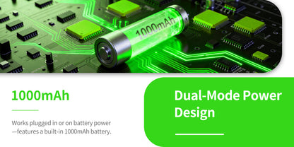 253 D Plug in All-in-One CO, Gas & Smoke Detector with battery backup Portable Real-Time Monitoring & Smart Socket alarm suitable for home & RVs and hotels